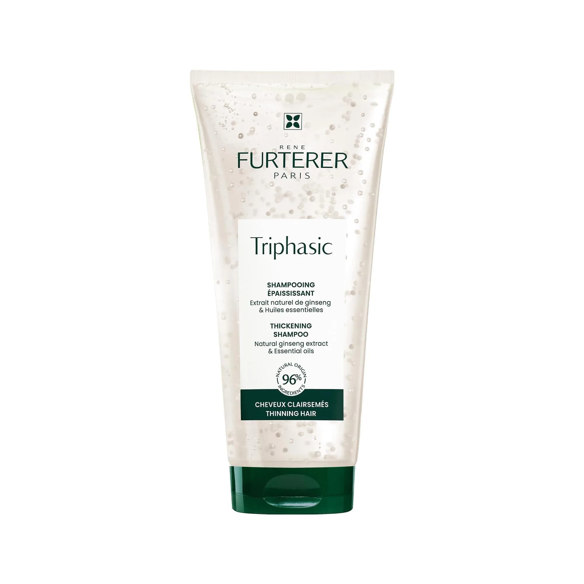 René Furterer TRIPHASIC Strengthening Shampoo for Thinning Hair, 50ml (1.6 oz) | Energizes Scalp & Promotes Thicker Hair — 6.7 Fl Oz
