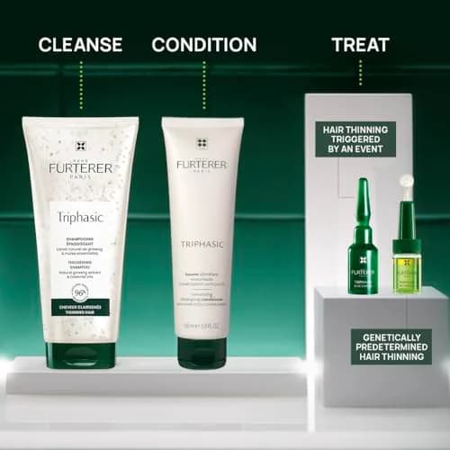 René Furterer Triphasic Thickening Shampoo for Thinning Hair 200ml (6.7 Fl Oz) | Scalp Stimulating & Volumizing thumbnail 7