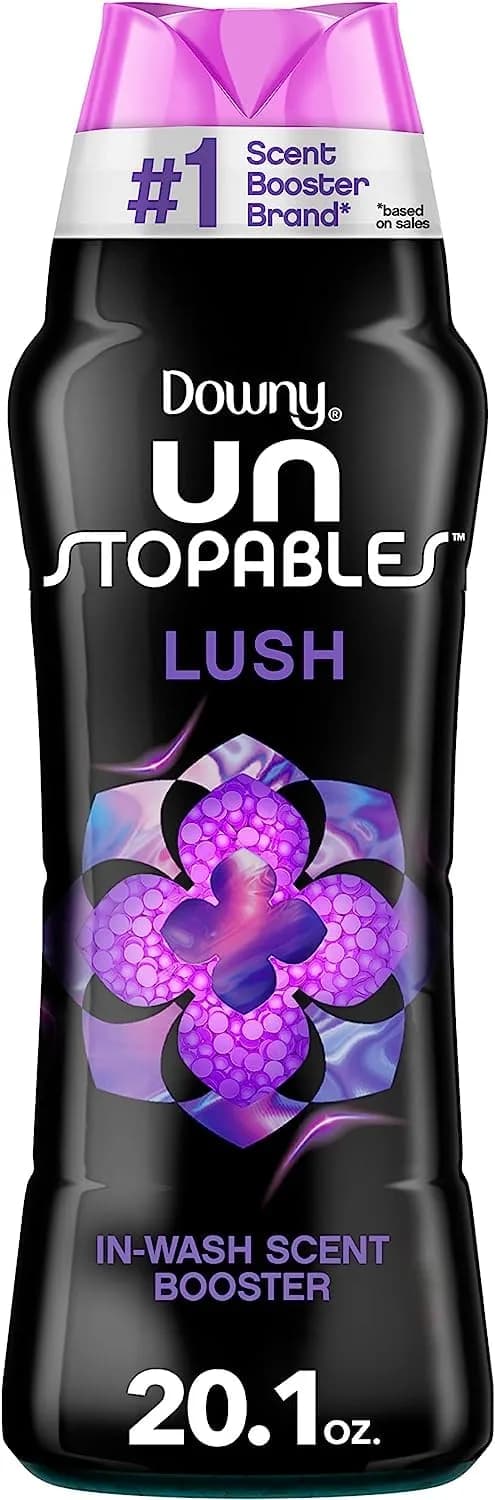 Downy Unstopables Lush Scent Booster Beads for Washer, 20.1 oz (570 g) | Long-Lasting Fragrance for Clothes - main product image