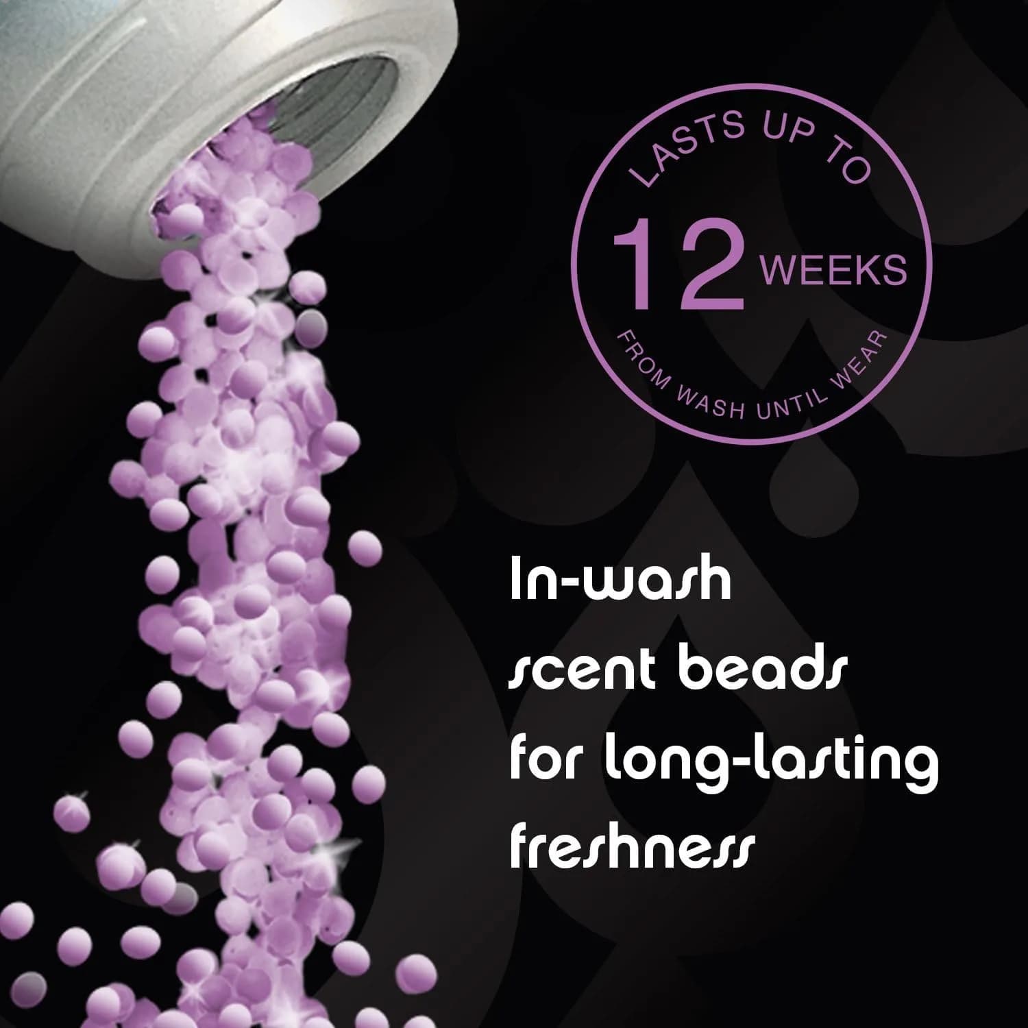 Downy Unstopables Lush Scent Booster Beads for Washer, 20.1 oz (570 g) | Long-Lasting Fragrance for Clothes - view 2