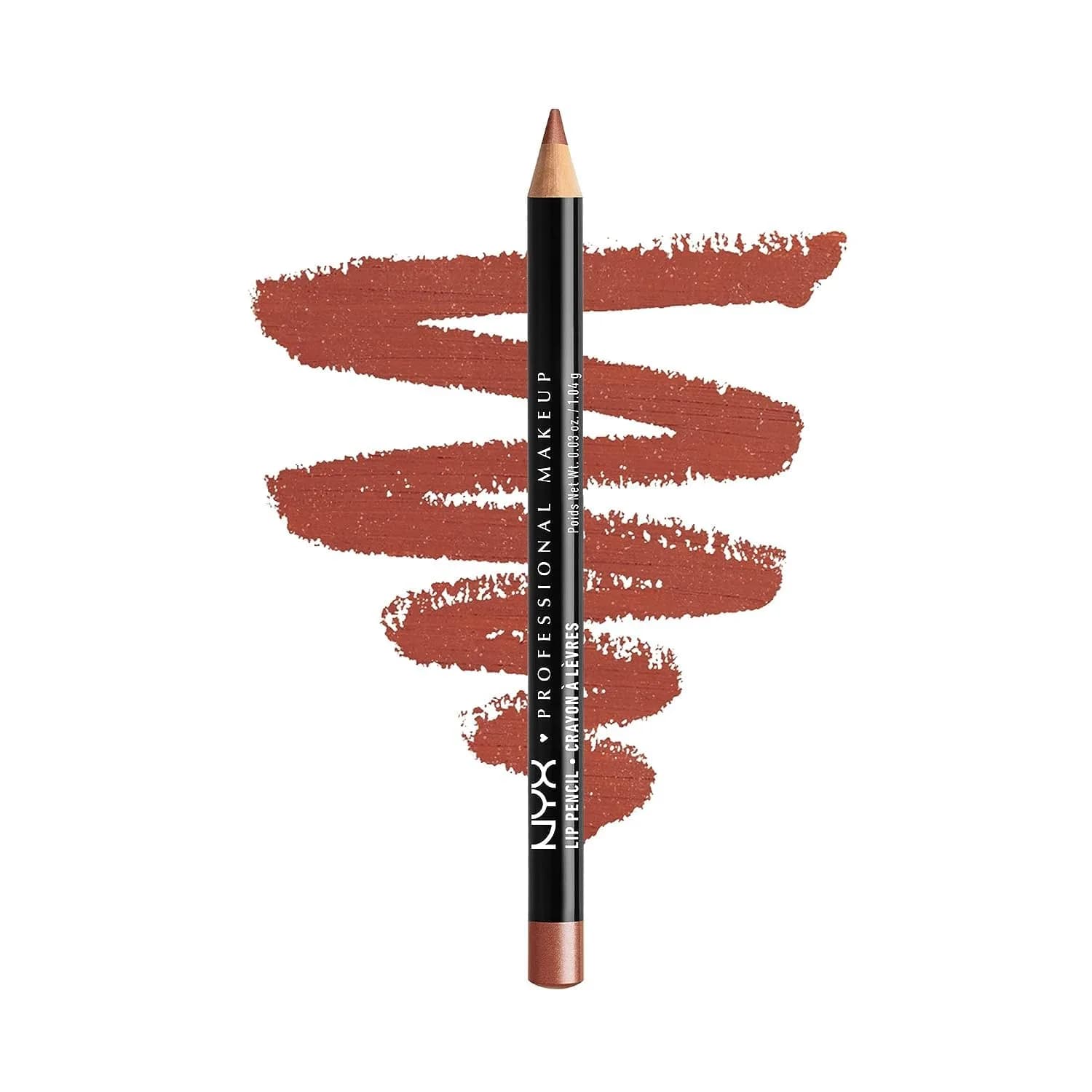 NYX PROFESSIONAL MAKEUP Slim Lip Pencil, Ever Shade | Creamy, Long-Lasting Lip Liner (0.88cm x 12.7cm x 0.71cm) - main product image