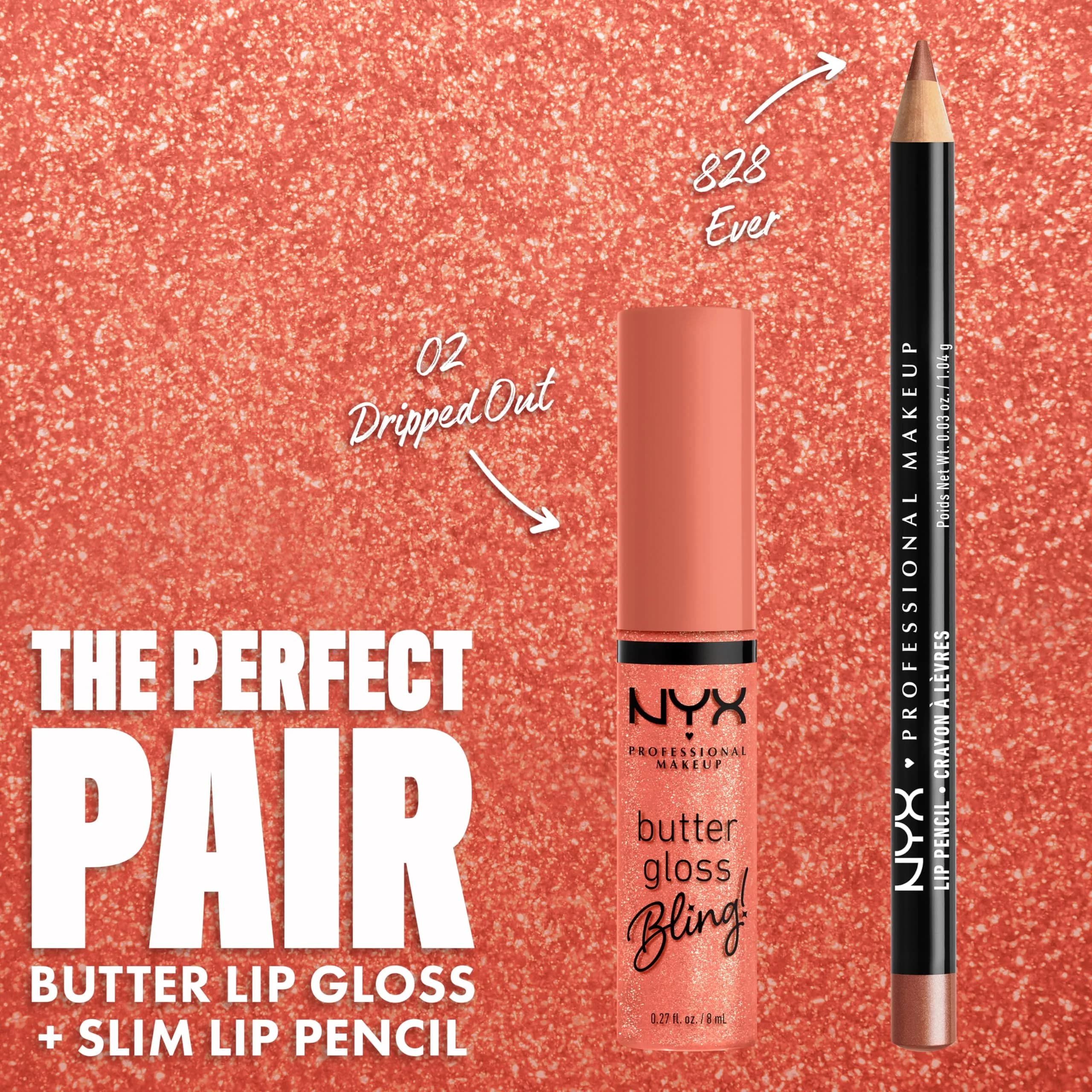 NYX PROFESSIONAL MAKEUP Slim Lip Pencil, Ever Shade | Creamy, Long-Lasting Lip Liner (0.88cm x 12.7cm x 0.71cm) - view 9