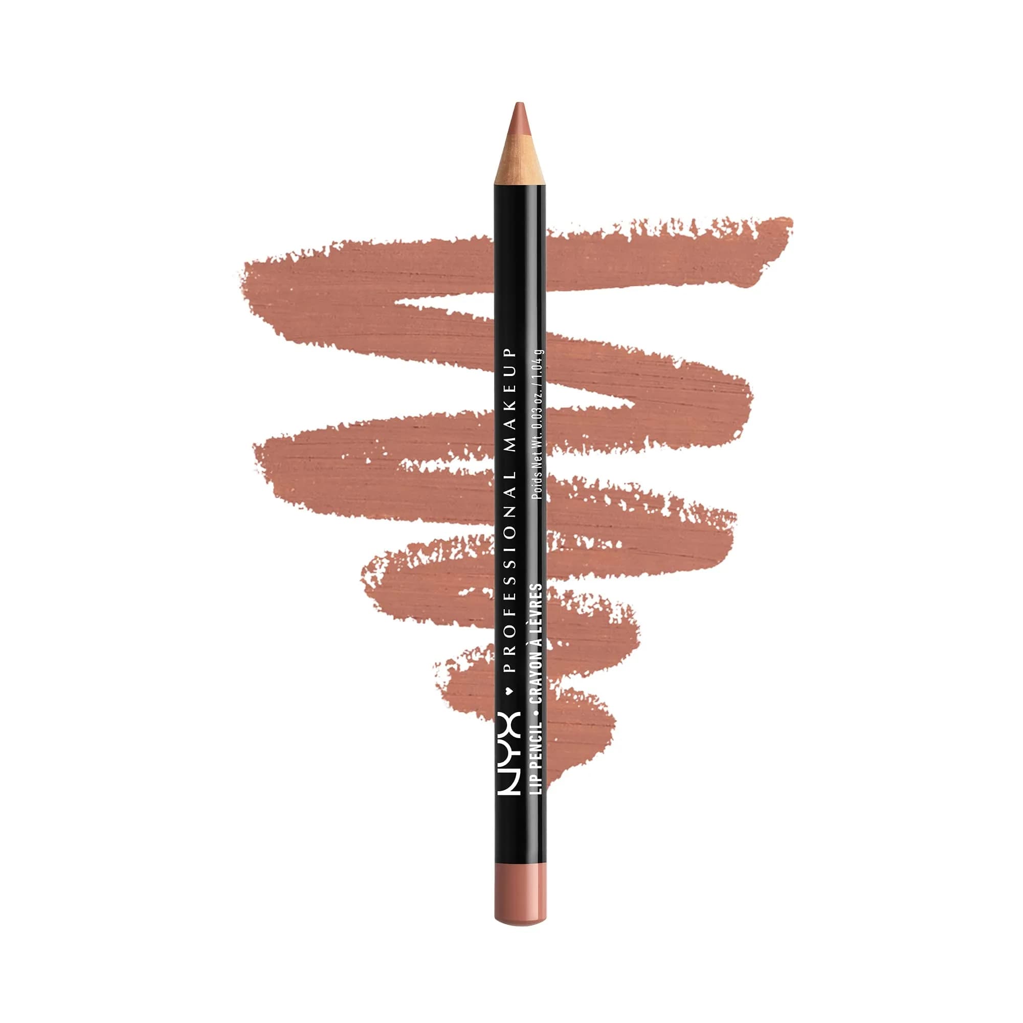 NYX PROFESSIONAL MAKEUP Slim Lip Pencil, Peakaboo Neutral | Long-Lasting Creamy Lip Liner (0.04oz)