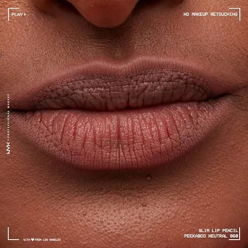 NYX PROFESSIONAL MAKEUP Slim Lip Pencil, Peakaboo Neutral | Long-Lasting Creamy Lip Liner (0.04oz) thumbnail 6
