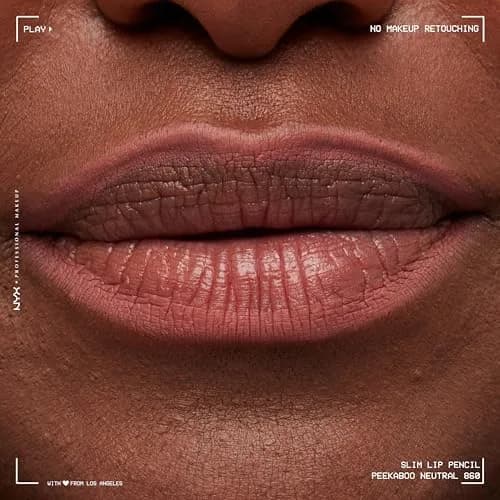 NYX PROFESSIONAL MAKEUP Slim Lip Pencil, Peakaboo Neutral | Long-Lasting Creamy Lip Liner (0.04oz) thumbnail 7