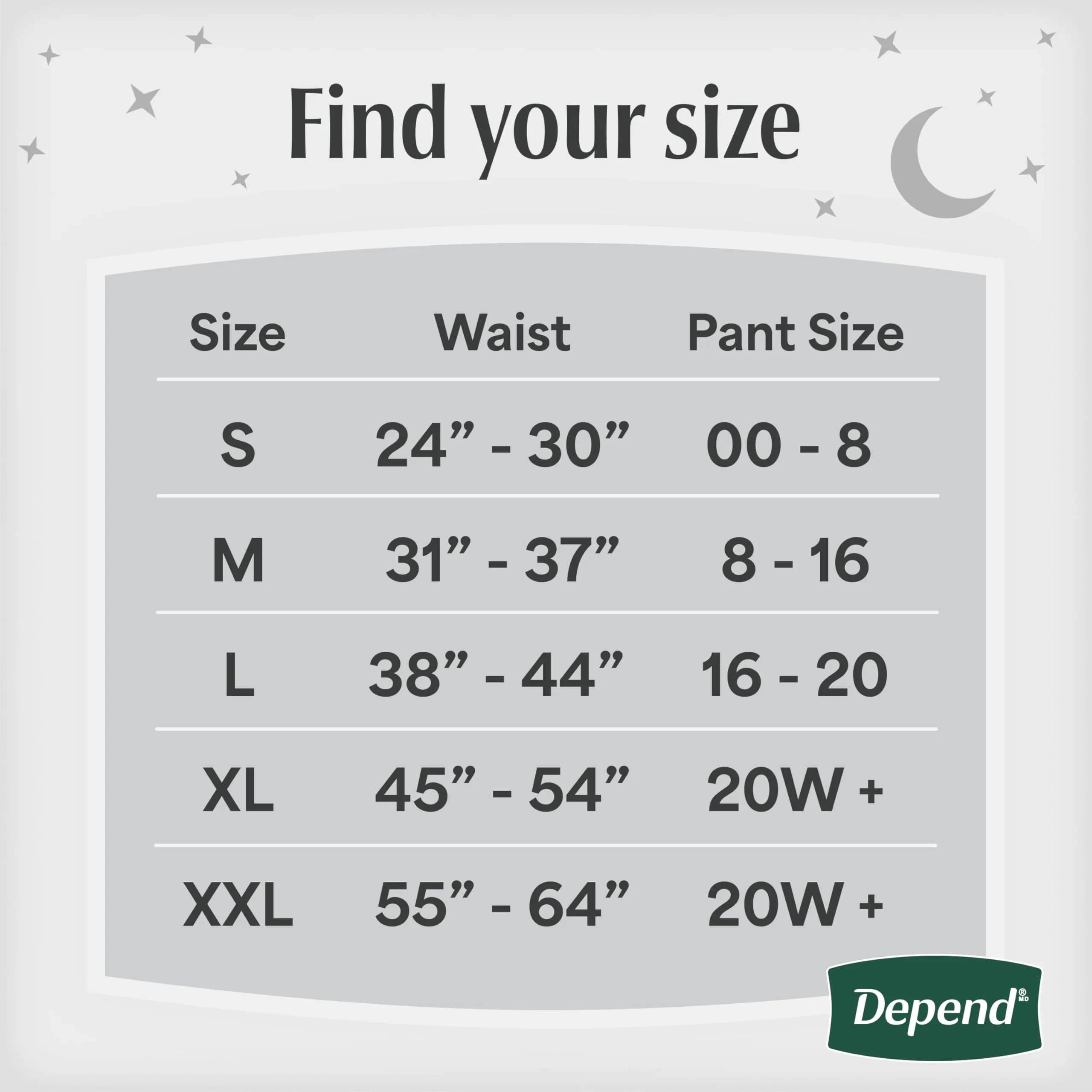 Depend Night Defense Adult Diapers for Women Small Blush | Overnight Incontinence & Postpartum Bladder Leak Protection - view 3