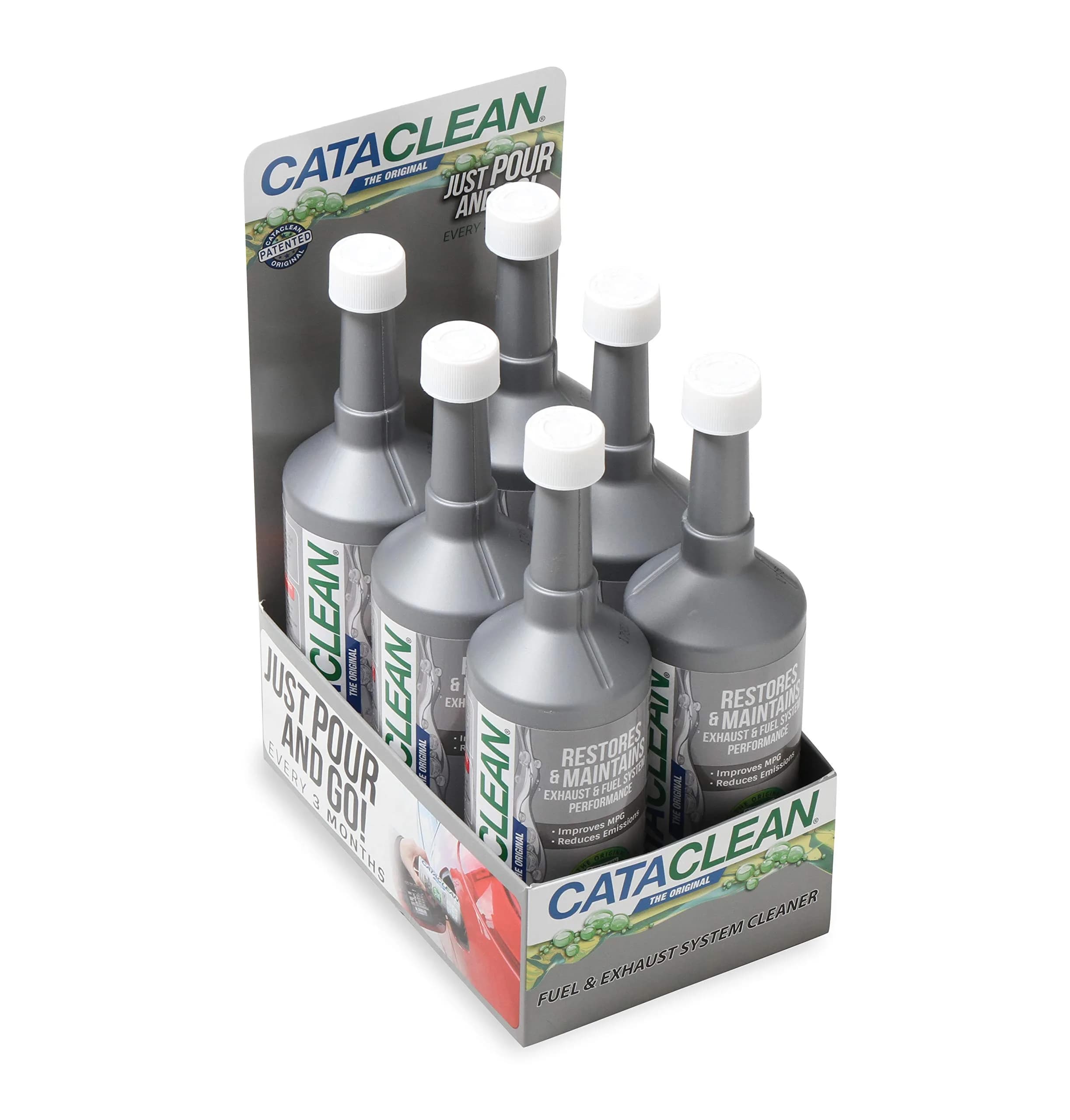 Cataclean Fuel & Exhaust System Cleaner 156ml (5.5 Fl Oz) 6-Pack | EPA Approved for Gasoline Engines - main product image