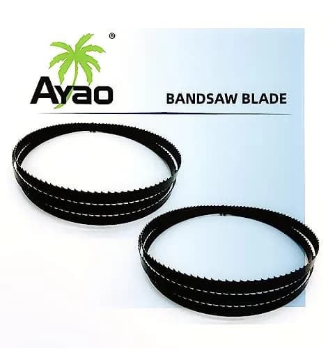 AYAO Band Saw Blade 59-1/2-Inch x 3/8-Inch x 6TPI | 2 Pack for Wood & General Cutting thumbnail 1