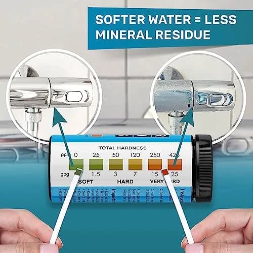 JNW Direct Water Hardness Test Strips 150 Count | Test Tap, Well, Softened Water thumbnail 5