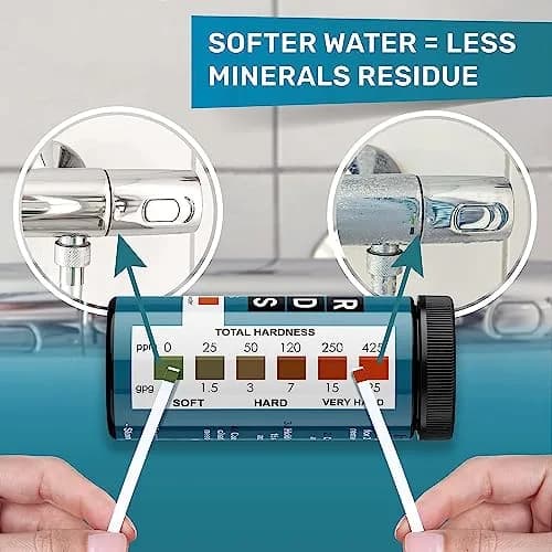 JNW Direct Water Hardness Test Strips 150 Count | Test Tap, Well, Softened Water thumbnail 7