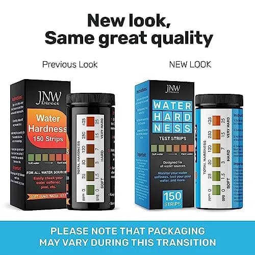 JNW Direct Water Hardness Test Strips 150 Count | Test Tap, Well, Softened Water thumbnail 9