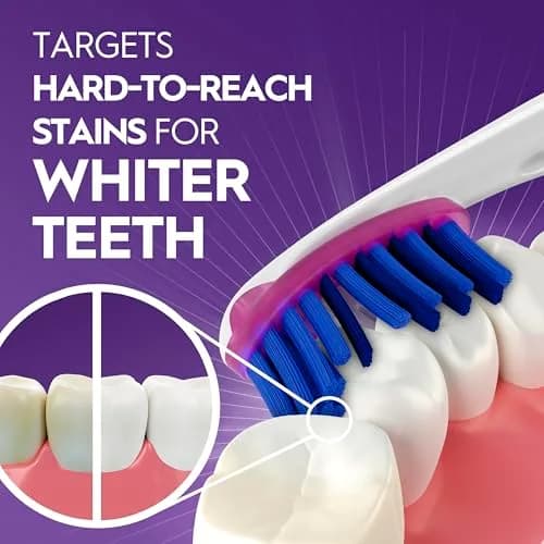 Oral-B 3D White Deep Stain Remover Toothbrushes, 4 Count Soft | Removes 90% of Surface Stains thumbnail 3
