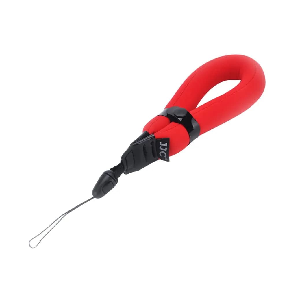 JJC Waterproof Floating Camera Wrist Strap for Olympus TG-7 Kodak WPZ2 | Keeps Gear Afloat & Visible — Red