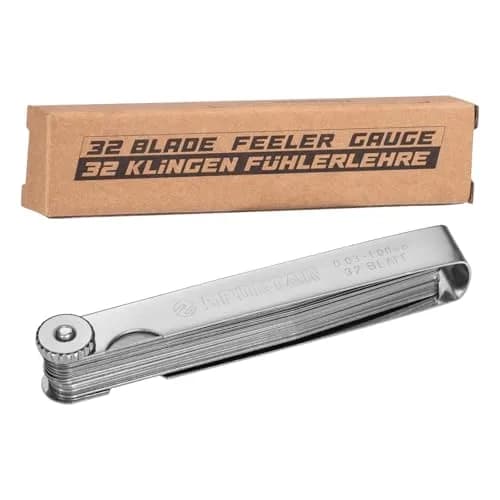 Spurtar Tapered Feeler Gauge Set 0.03-1.00mm (0.001-0.04") 32 Blades | Precision Gap Measurement Tool thumbnail 5