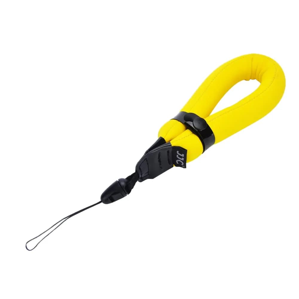 JJC Waterproof Floating Camera Wrist Strap for Olympus TG-7 Kodak WPZ2 | Keeps Gear Afloat & Visible — Yellow