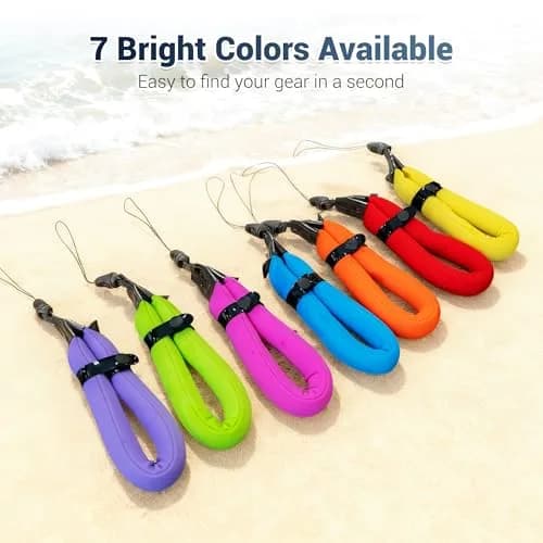 JJC Waterproof Floating Camera Wrist Strap for Olympus TG-7, Kodak WPZ2, GoPro Hero 13/12, Nikon Coolpix W300 | Keeps Gear Afloat & Visible thumbnail 6