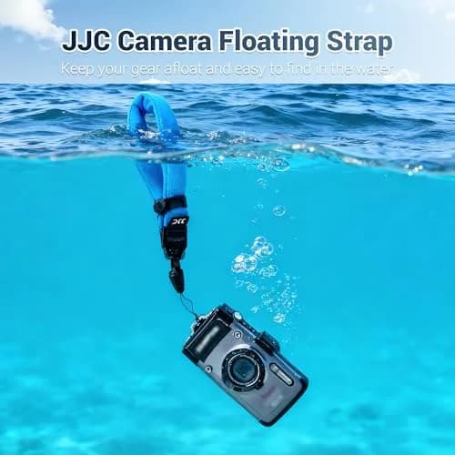 JJC Waterproof Floating Camera Wrist Strap for Olympus TG-7, Kodak WPZ2, GoPro Hero 13/12, Nikon Coolpix W300 | Keeps Gear Afloat & Visible thumbnail 2