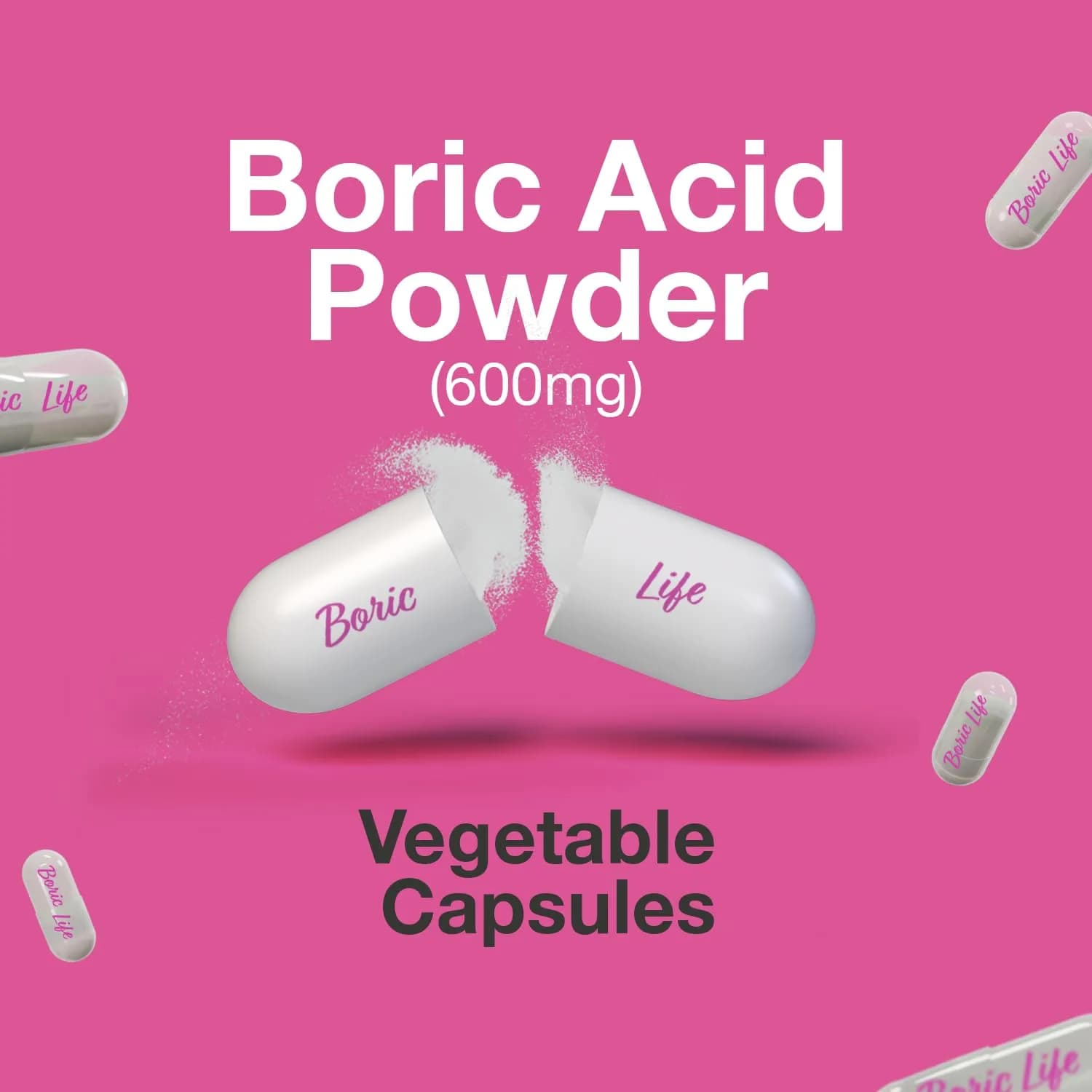 NutraBlast Boric Life Boric Acid Suppositories 600mg 60 Count | Supports Intimate Health - view 5