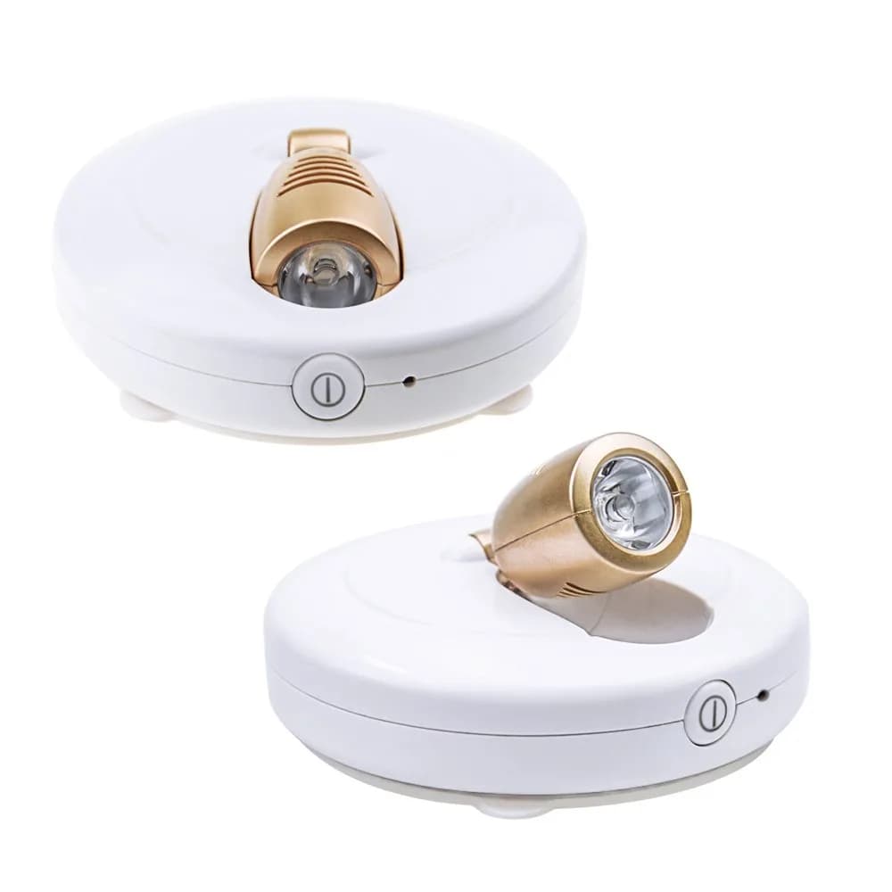 HONWELL Wireless Spotlight Battery Operated LED Puck Lights 2-Pack | Adjustable Direction for Artwork - main product image