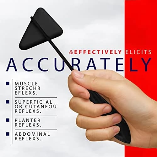 SurgicalOnline 7-Piece Neurological Reflex Hammer & Diagnostic Kit | Stainless Steel & Aluminum Alloy thumbnail 3