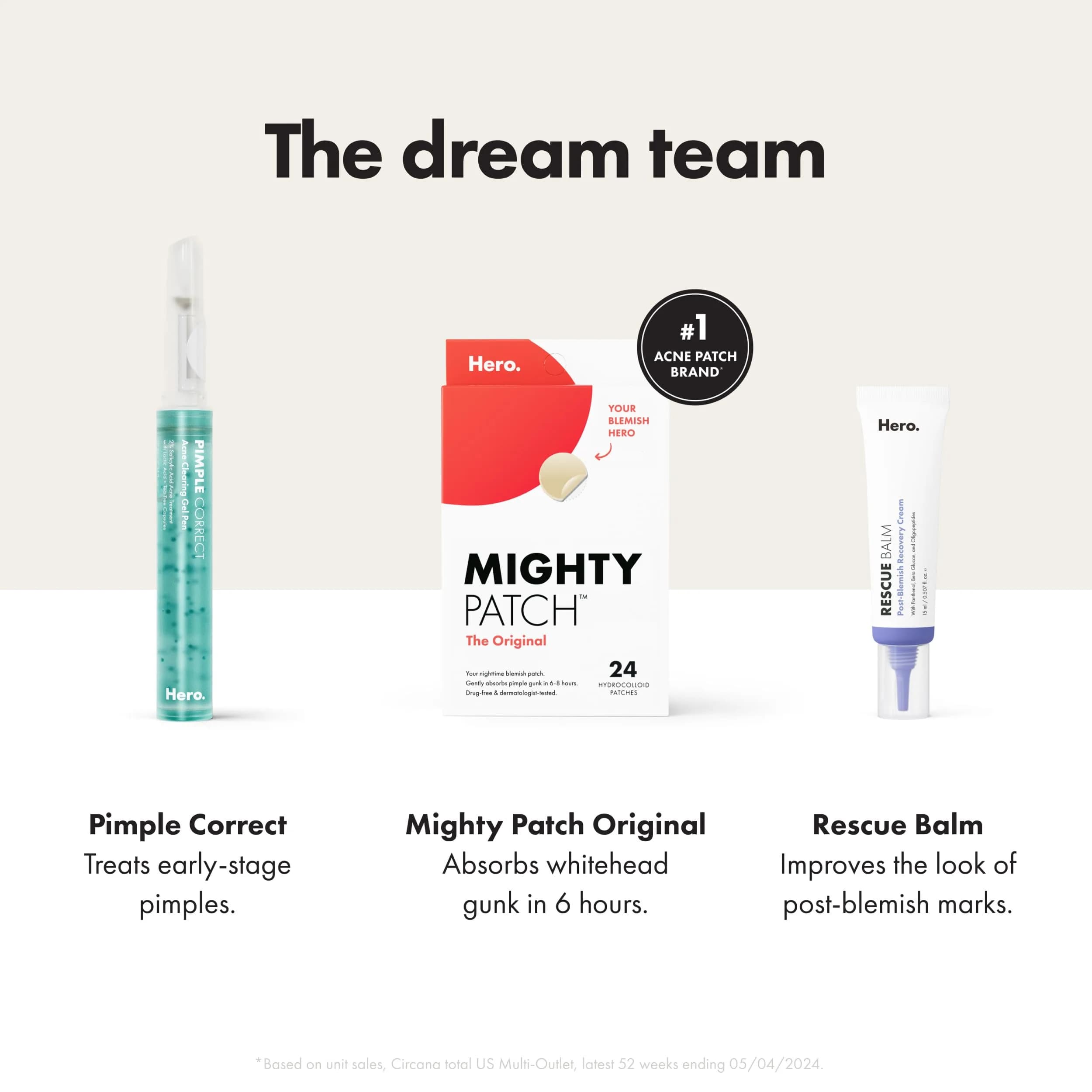 Hero Cosmetics Mighty Patch Original Nighttime Acne Pimple Patches, 72 Ct | Absorbs Gunk Overnight - view 5