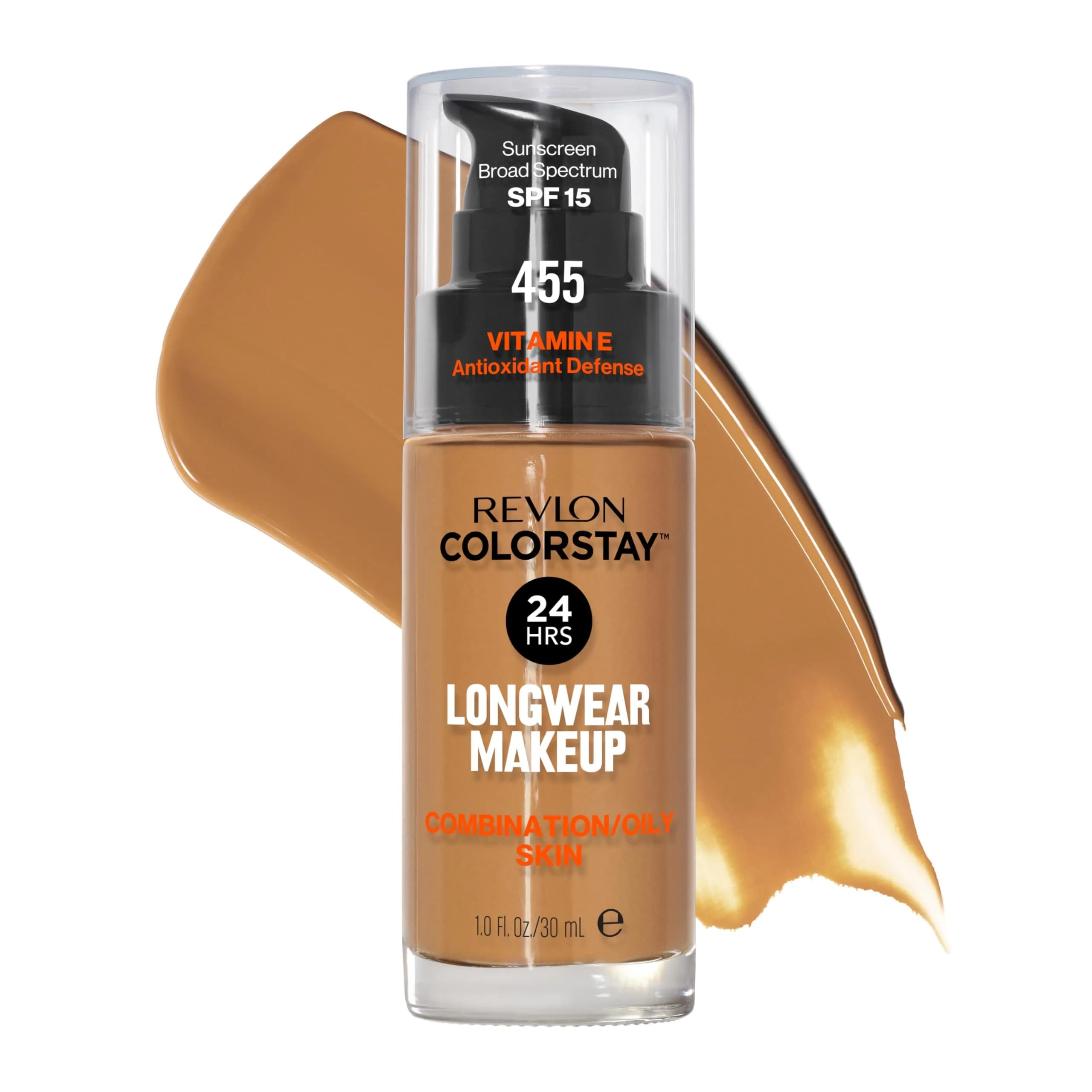 Revlon Colorstay 455 Honey Beige Foundation for Combination/Oily Skin, 30ml - main product image