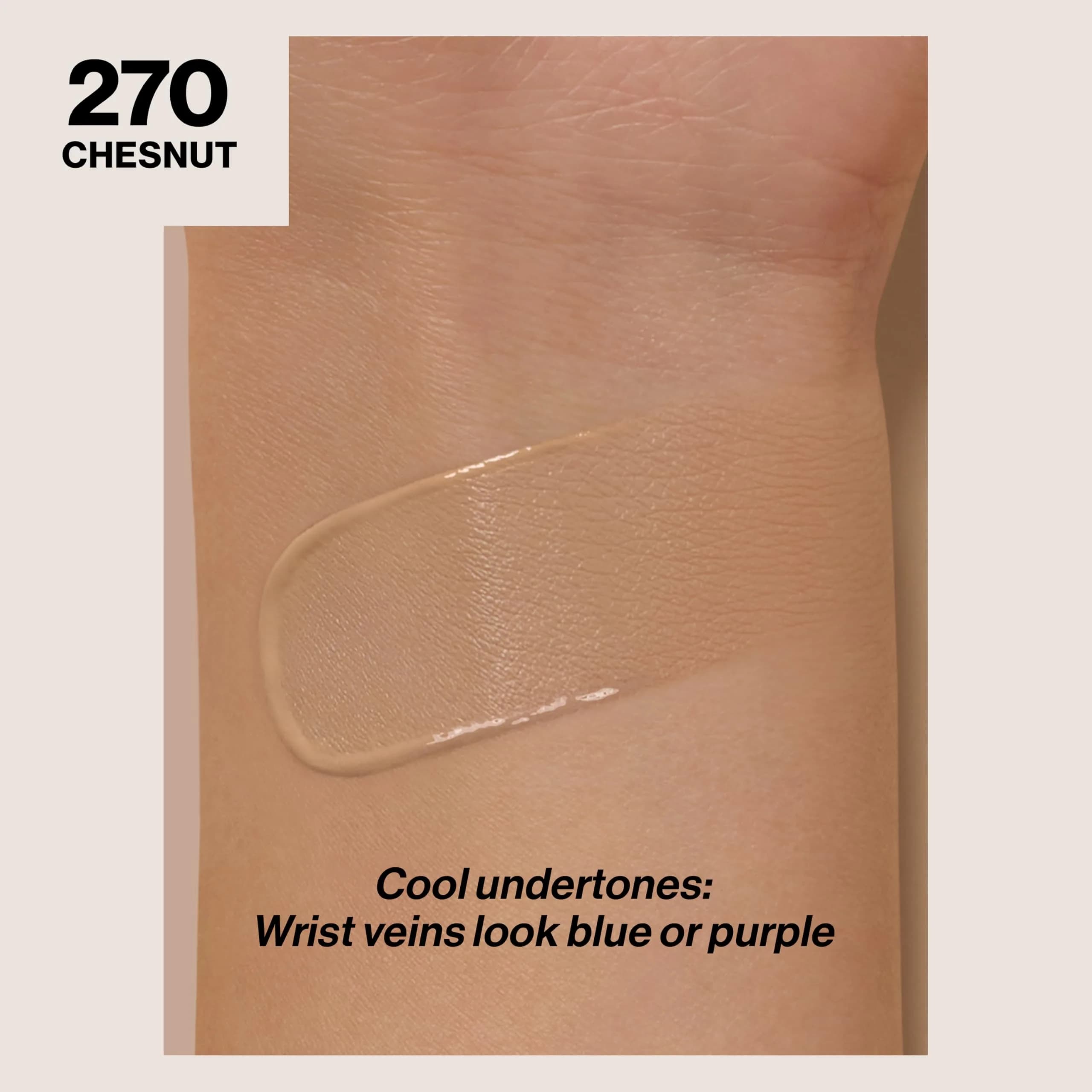 Revlon Colorstay 270 Chestnut Foundation for Combination/Oily Skin, 30ml | 24-Hour Wear - view 2