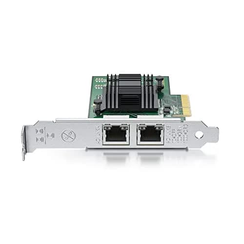 10Gtek Gigabit Ethernet Network Card I350-GE-2T-X4 Dual RJ45 Ports 1Gbps PCIe 2.0 X4 | Intel I350AM2 Controller thumbnail 2