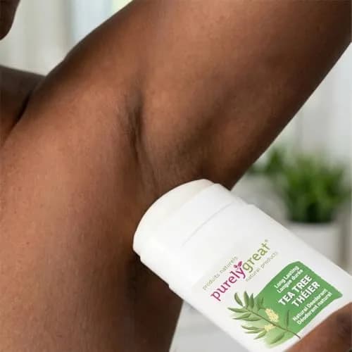 Purelygreat Tea Tree Natural Deodorant Stick 75 g (2.64 oz) | Aluminum-Free Odor Protection thumbnail 5