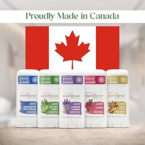 Purelygreat Tea Tree Natural Deodorant Stick 75 g (2.64 oz) | Aluminum-Free Odor Protection thumbnail 2