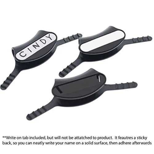 Specialist ID Black 10 Pack Universal Stethoscope Yoke ID Tag | Compatible with Cardiology Stethoscopes thumbnail 7