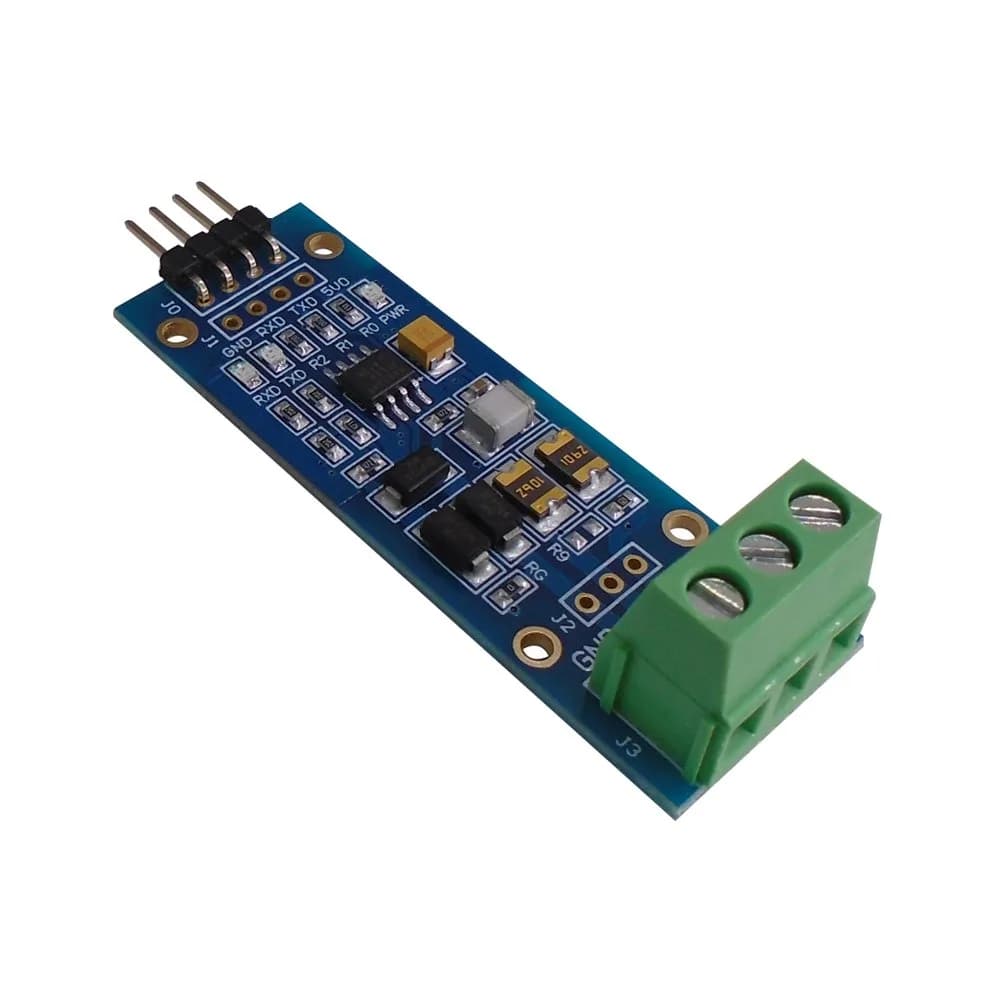 DSD TECH SH-U12 RS485 to TTL 5V Board with MAX13487 Chip for Raspberry Pi Arduino and Other MCU — blue