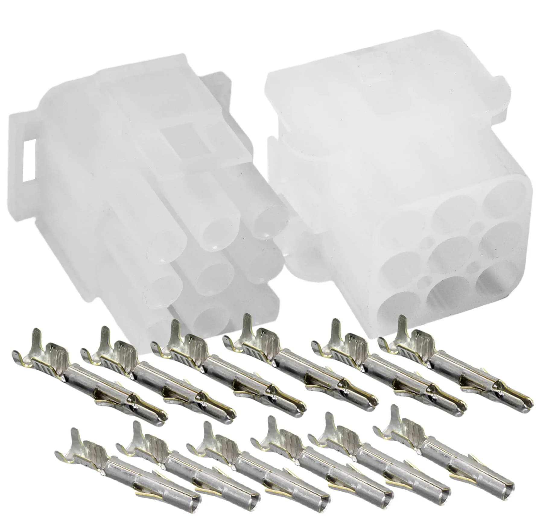 Molex 9 Pin Wire Connector Set 14-20 AWG | 2.13mm D, Locking, MLX