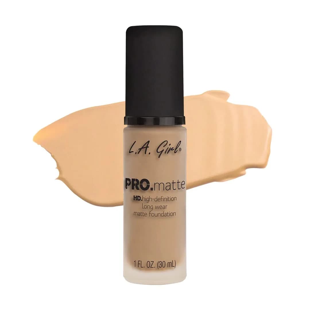 L.A. Girl PRO.Matte Foundation Bisque GLM672 118ml (4 Fl Oz) | Shine-Free All Day Wear - main product image