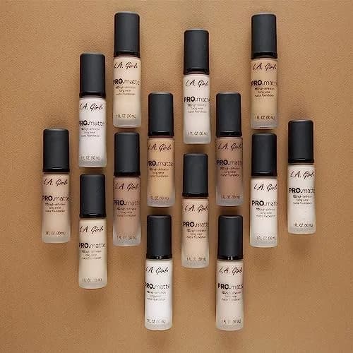 L.A. Girl PRO.Matte Foundation Bisque GLM672 118ml (4 Fl Oz) | Shine-Free All Day Wear thumbnail 6