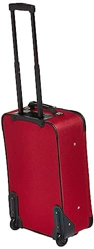 American Tourister Fieldbrook XLT Softside Luggage Set 3-Piece | Lightweight Polyester, Red/Black thumbnail 2