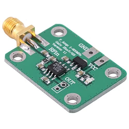 Walfront RF Signal Power Meter Logarithmic Detector -74dBm to 18dBm | 1MHz-600MHz Frequency Range thumbnail 3