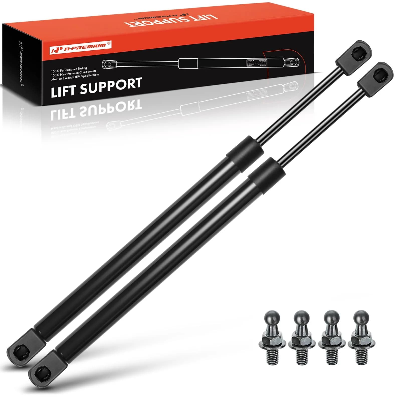 A-Premium Rear Tailgate Lift Supports Set of Two | Gas-Charged Shock Struts for Jeep & Patriot — Rear Tailgate with Speakers