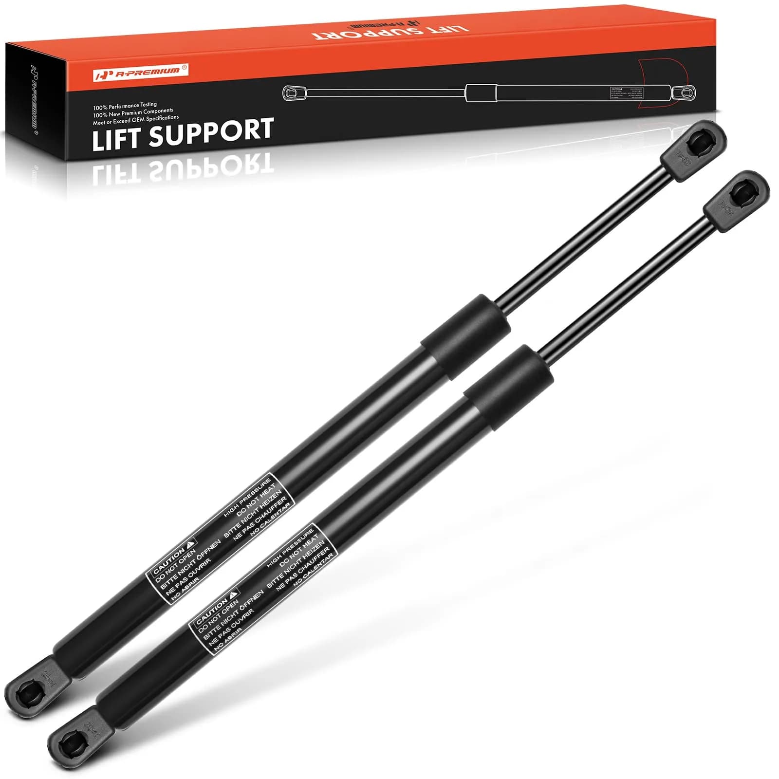 A-Premium Rear Tailgate Lift Supports Set of Two | OEM-Quality Gas Struts for Jeep & Patriot
