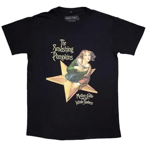 Rock Off 'Mellon Collie' Navy T-Shirt X-Large | Official Licensed Graphic Tee (70-120 chars) thumbnail 1
