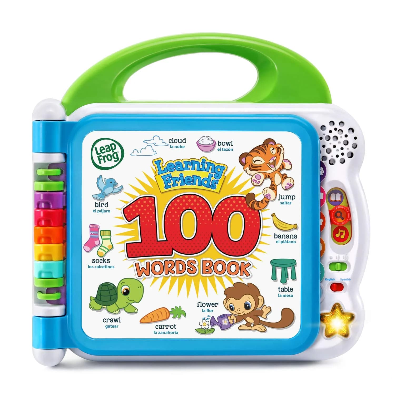 LeapFrog Learning Friends 100 Words Book | Bilingual English Spanish Educational Toy for Toddlers 18+ Months - main product image