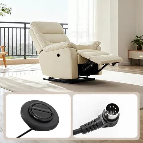 Fromann 2-Button 5-Pin Round Recliner Hand Control Switch 13.7cm (5.4in) | Easy Fix for Power Lift Chairs thumbnail 6