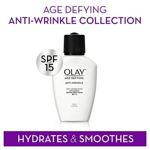 Olay Age Defying Anti-Wrinkle Day Face Lotion with Sunscreen SPF 15, 10.2 fl oz (307 ml) | Hydrates & Protects Skin thumbnail 3