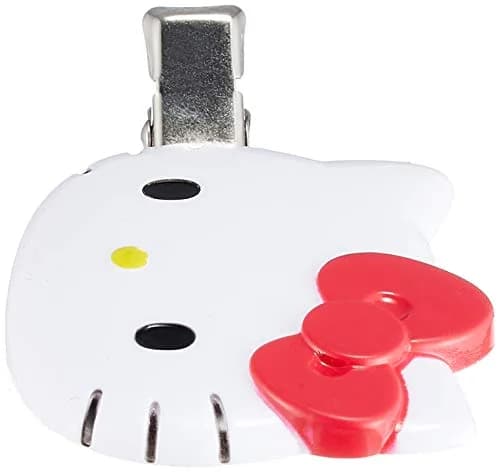SANRIO Hello Kitty Bangs Clip 2 pcs | No marks, Firm hold, Resin, Red thumbnail 3