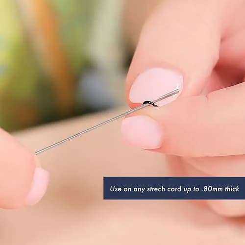 Beadalon Elastic Cord Beading Needle 8 inches | Easy Threading Tool for Jewelry Making thumbnail 7