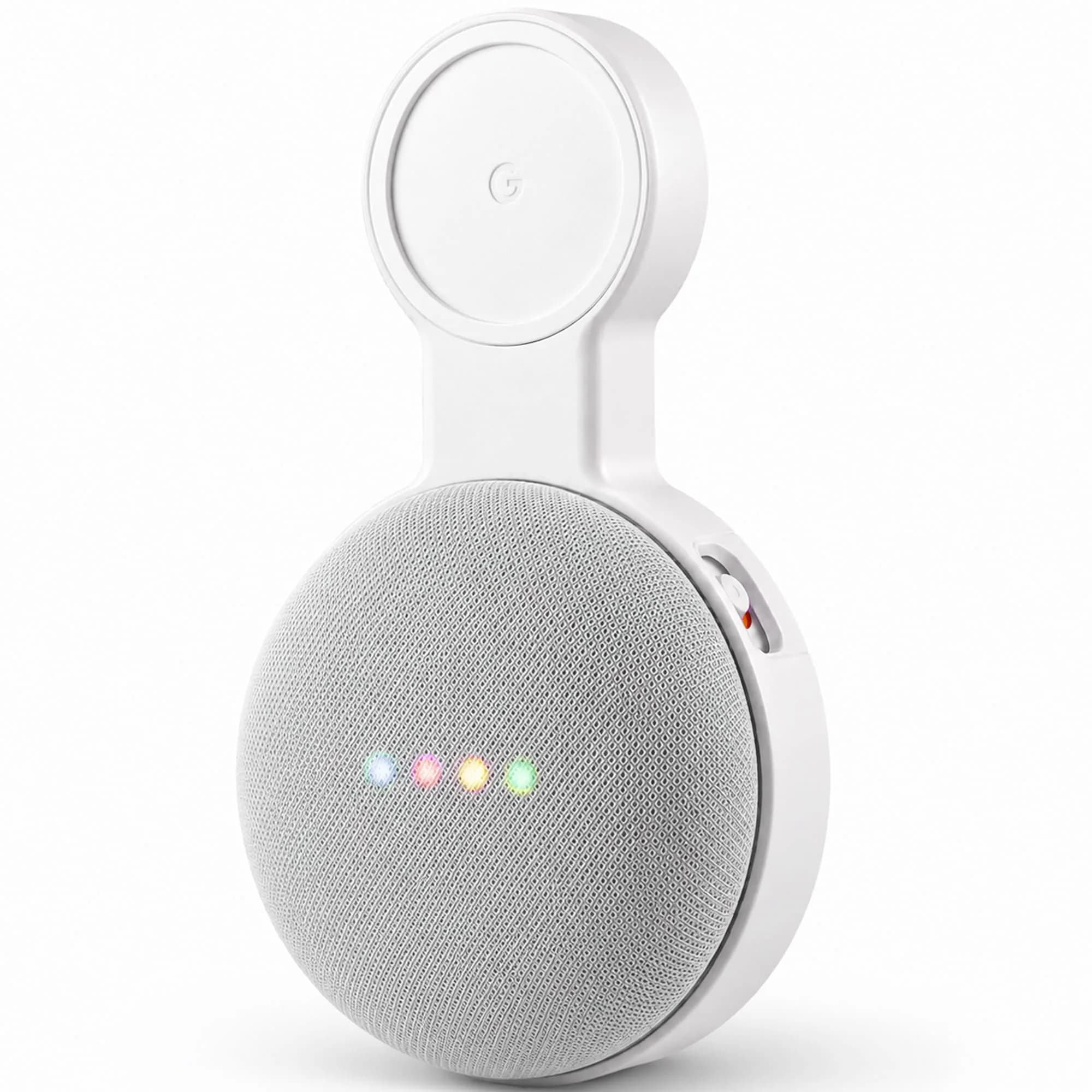 AMORTEK Wall Mount for Google Nest Mini & Home Mini, Cord Management, 1 Pack — 1-Pack
