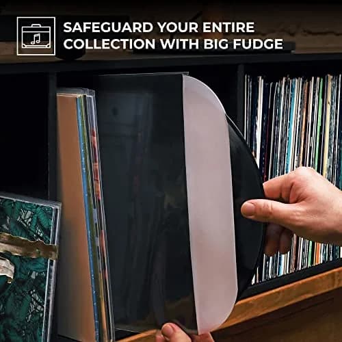 Big Fudge 12" Vinyl Record Inner Sleeves 100 Pack | Heavyweight Acid Free Paper LP Album Protection thumbnail 5