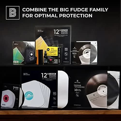 Big Fudge 12" Vinyl Record Inner Sleeves 100 Pack | Heavyweight Acid Free Paper LP Album Protection thumbnail 6