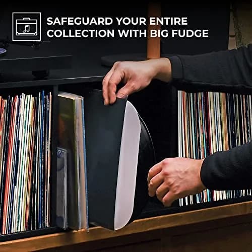 Big Fudge 12" Vinyl Record Inner Sleeves 50 Pack | Heavyweight Acid-Free Paper LP Covers (30.5cm x 30.5cm) thumbnail 5