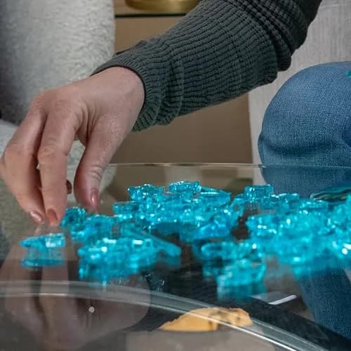 Bepuzzled Disney Cinderella Castle Crystal 3D Puzzle Deluxe, 71-Piece, Ages 12+ | Translucent Crystal Build thumbnail 6